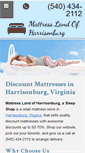 Mobile Screenshot of mattresslandofharrisonburg.com